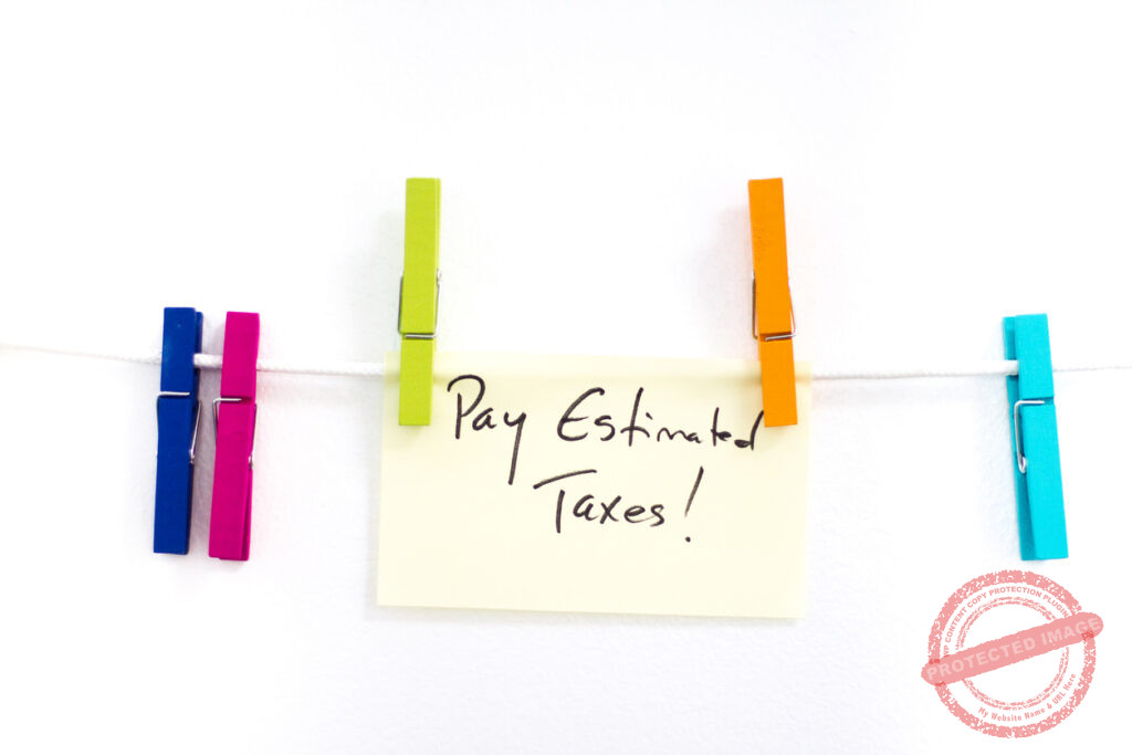 pay estimated taxes reminder